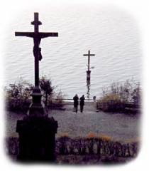 Gedenkkreuz im Starnberger See