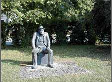 Oskar-Maria-Graf-Denkmal in Berg-Aufkirchen