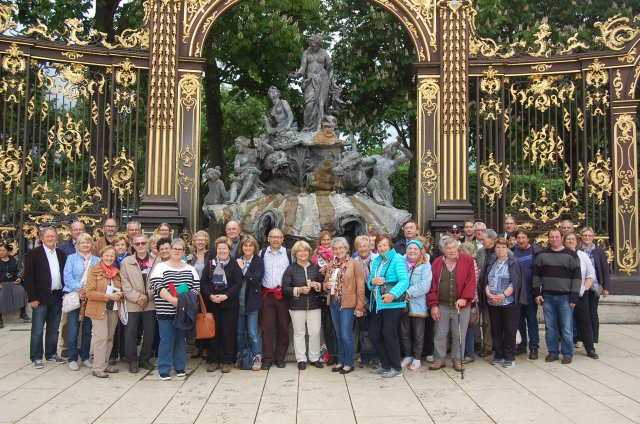 Gruppenfoto der Berger Delegation in Nancy 2017